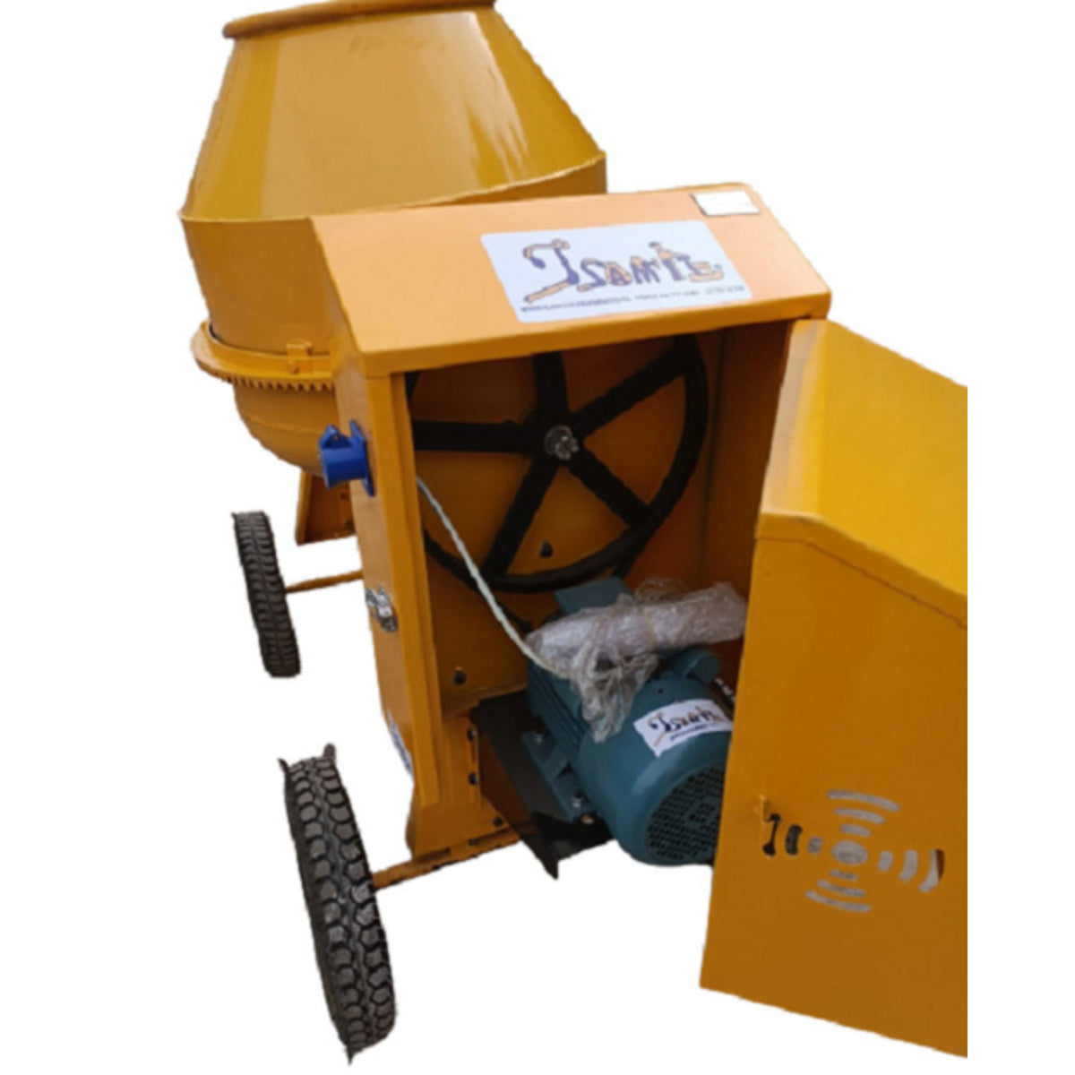 Betonera Trompo Concretero 350 Lts Profesional Con 4 Ruedas