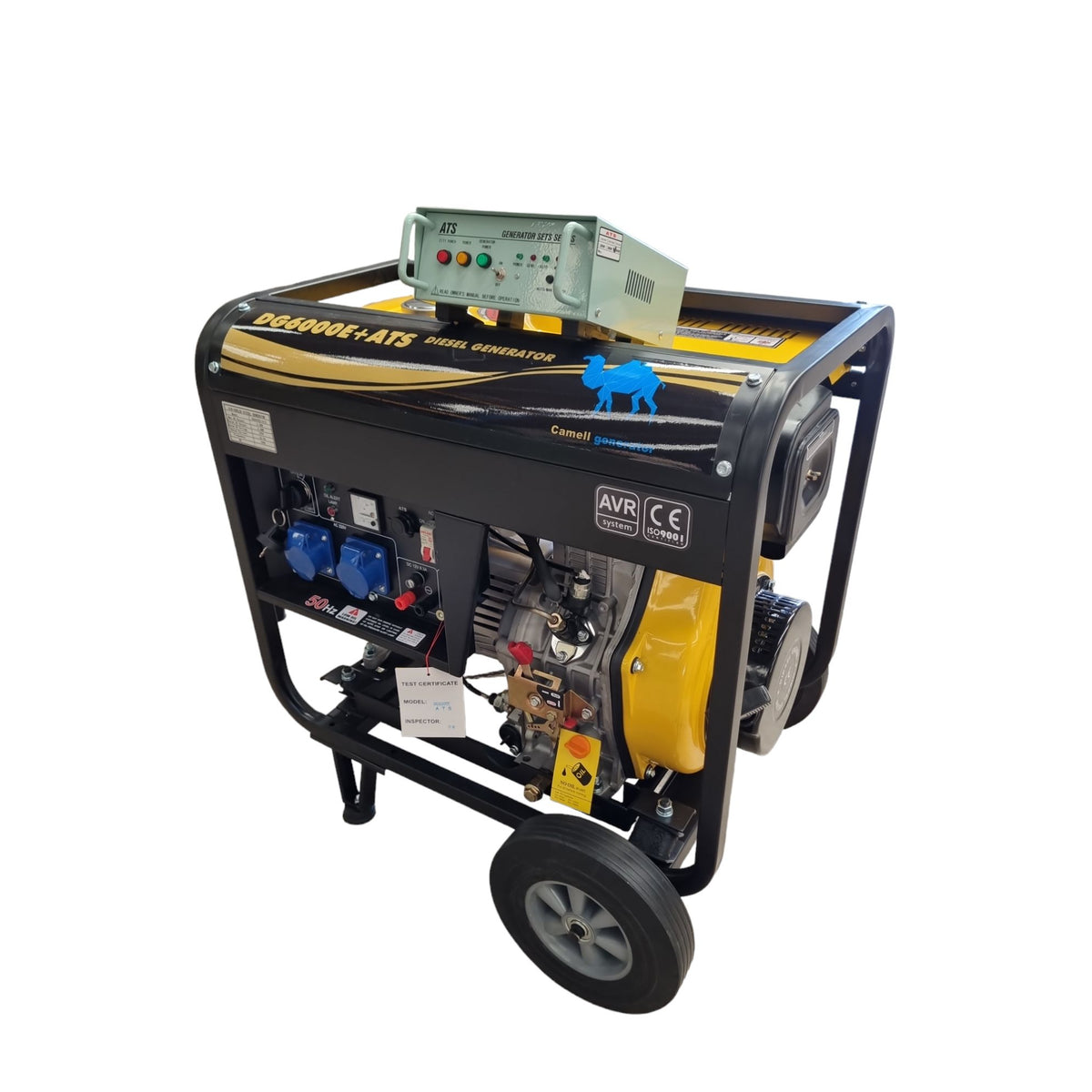 Generador Diesel 6.5kva Con Tablero Ats Y Partida Electrica