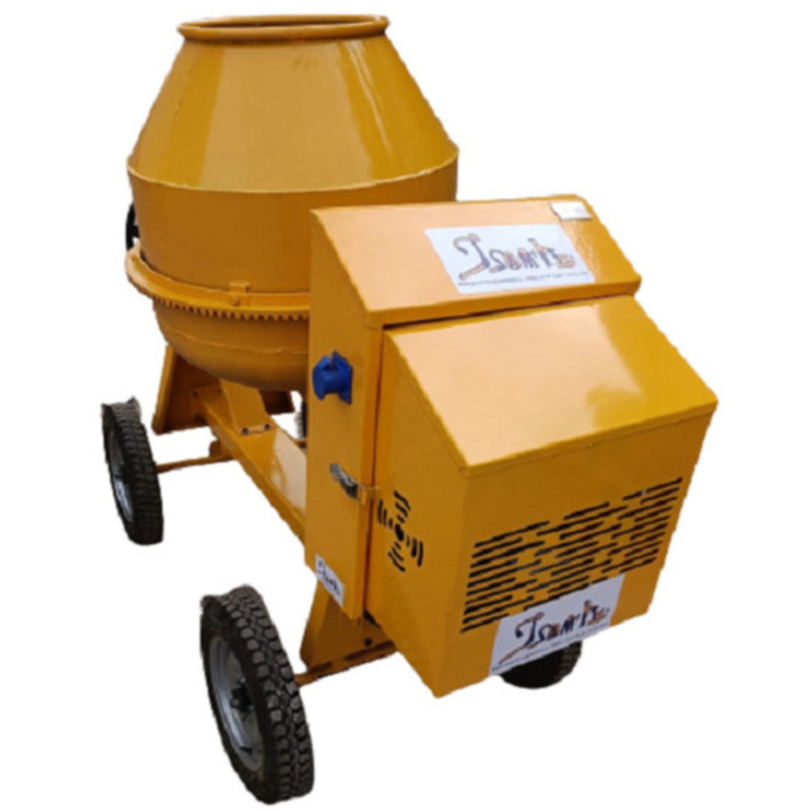 Betonera Trompo Concretero 350 Lts Profesional Con 4 Ruedas