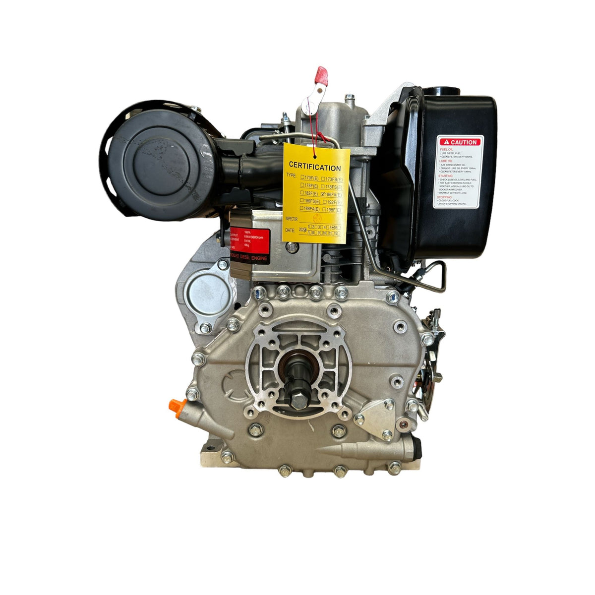 Motor Estacionario Diesel 10HP Camell 186F Eje 25mm Tipo Yanmar