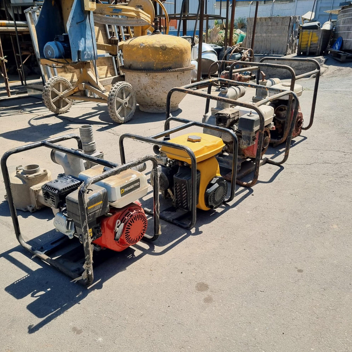 Lote 4 motobombas de Agua 2 y 3 Pulgadas Honda y Robin