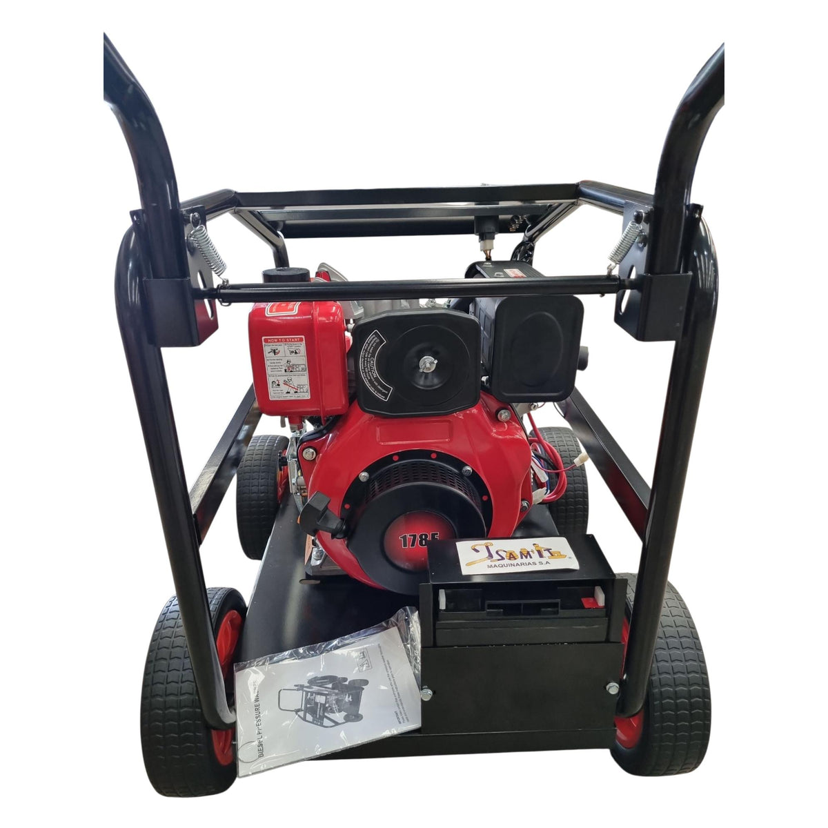 Hidrolavadora Industrial Diesel 2500 PSI Camell Motor 6HP con Partida Eléctrica